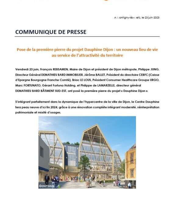 Réhabilitation du Centre Dauphine à Dijon